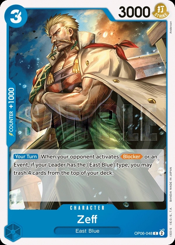 Zeff (OP06-048) — Common One Piece card