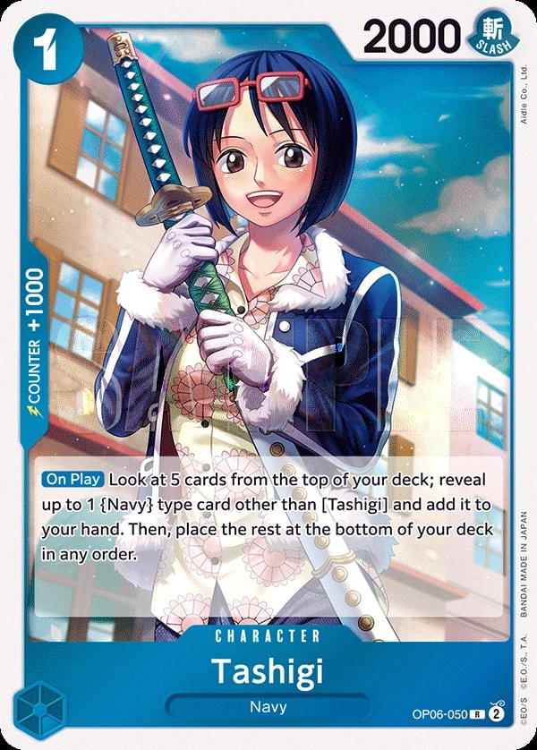 Tashigi (OP06-050) — Rare One Piece card