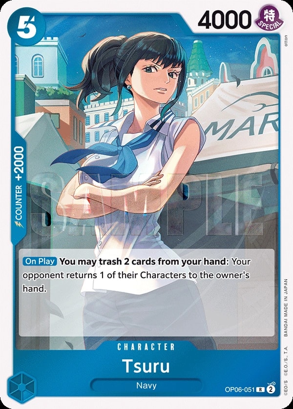 Tsuru (OP06-051) — Rare One Piece card