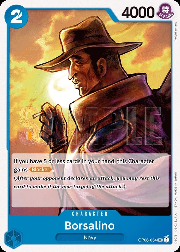 Borsalino (OP06-054) — Uncommon One Piece card