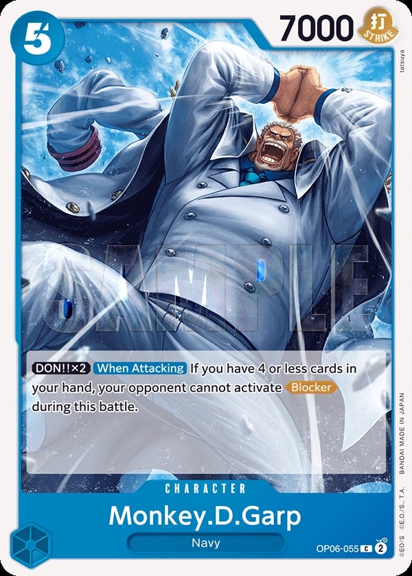 Monkey.D.Garp (OP06-055) — Common One Piece card
