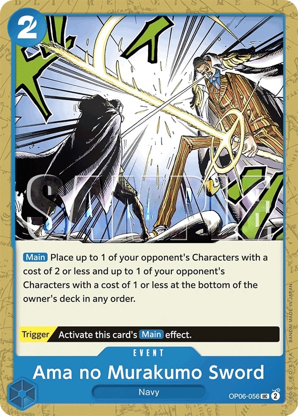 Ama no Murakumo Sword (056) One Piece card