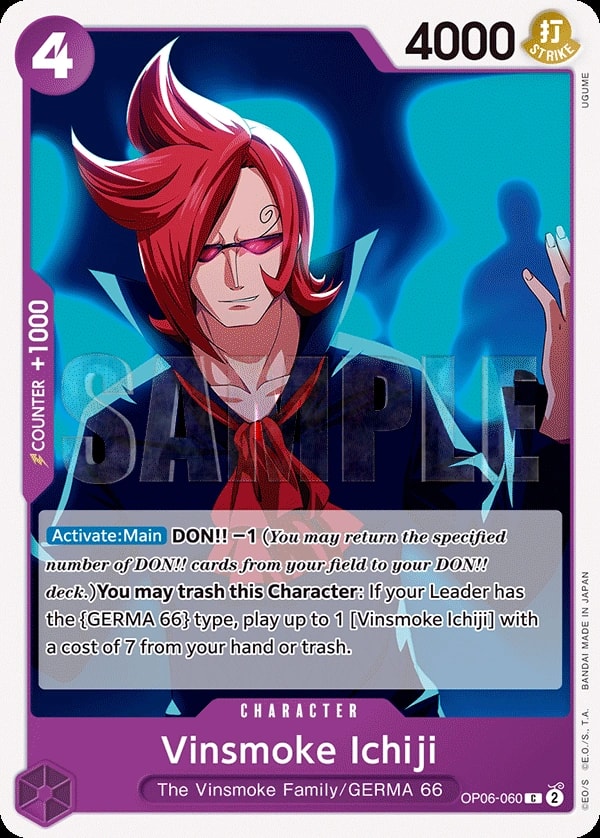Vinsmoke Ichiji (OP06-060) — Common One Piece card