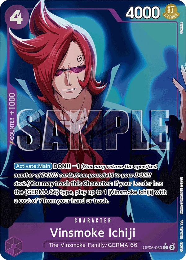 Vinsmoke Ichiji (060) (OP06-060) One Piece card
