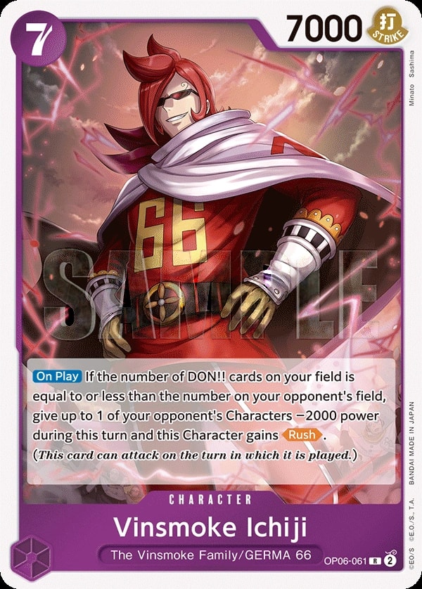 Vinsmoke Ichiji (OP06-061) — Rare One Piece card