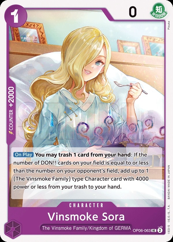 Vinsmoke Sora (OP06-063) — Uncommon One Piece card