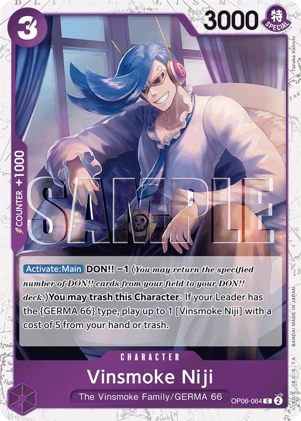 Vinsmoke Niji (064) (OP06-064) One Piece card