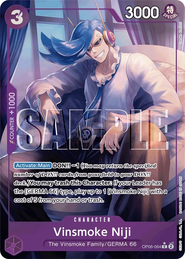 Vinsmoke Niji (064) (OP06-064) One Piece card