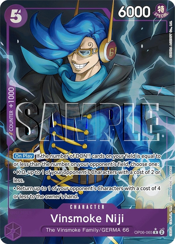 Vinsmoke Niji (065) (OP06-065) One Piece card