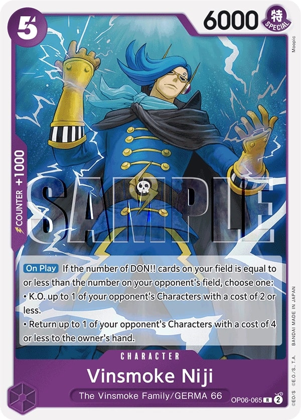 Vinsmoke Niji (065) One Piece card
