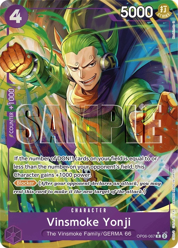 Vinsmoke Yonji (067) (OP06-067) One Piece card