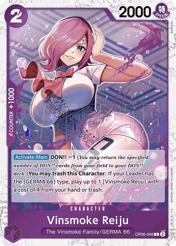 Vinsmoke Reiju (068) (OP06-068) One Piece card