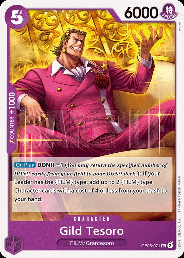 Gild Tesoro (OP06-071) — Uncommon One Piece card