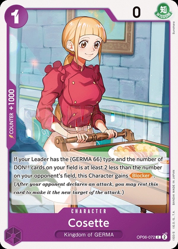 Cosette (OP06-072) — Common One Piece card
