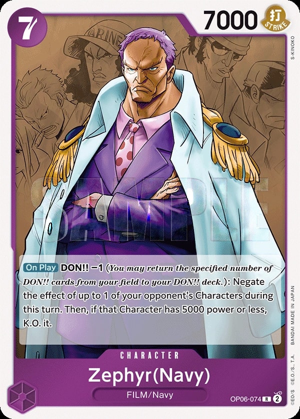 Zephyr (OP06-074) — Rare One Piece card