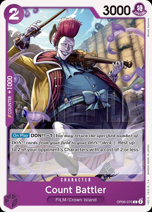 Count Battler (OP06-075) — Common One Piece card