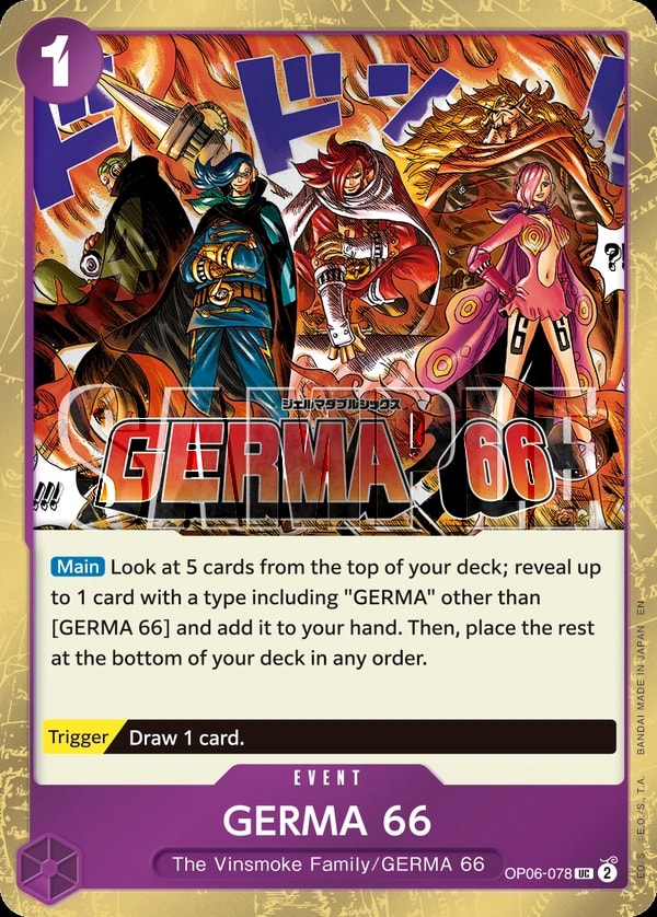 GERMA 66 (078) (Pirate Foil) One Piece card