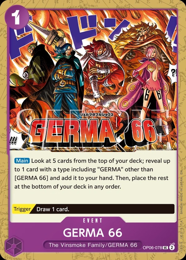 GERMA 66 (078) (Reprint) One Piece card