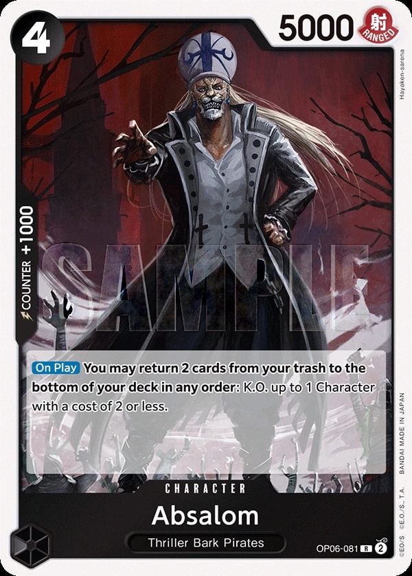 Absalom (OP06-081) — Rare One Piece card