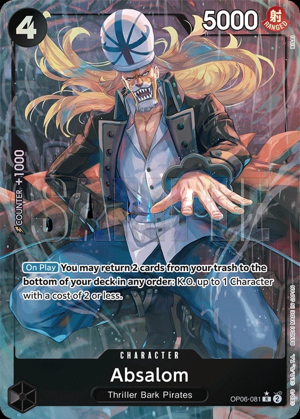Absalom (081) (Alternate Art) One Piece card