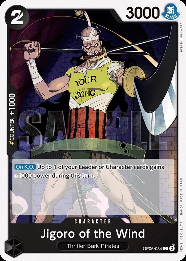 Jigoro of the Wind (OP06-084) — Common One Piece card
