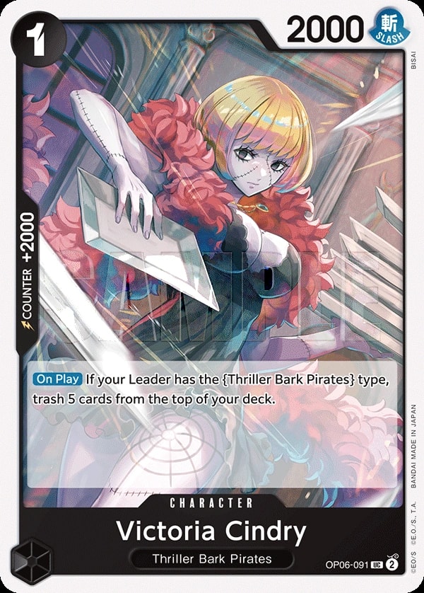 Victoria Cindry (OP06-091) — Uncommon One Piece card