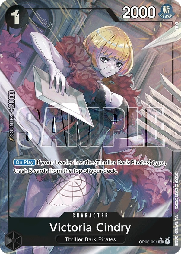 Victoria Cindry (091) (Full Art) One Piece card