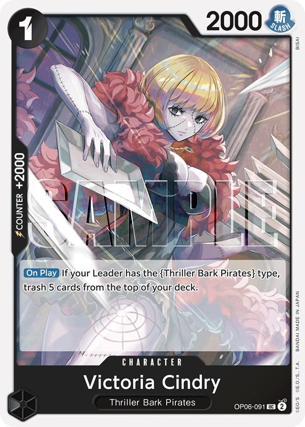 Victoria Cindry (091) One Piece card