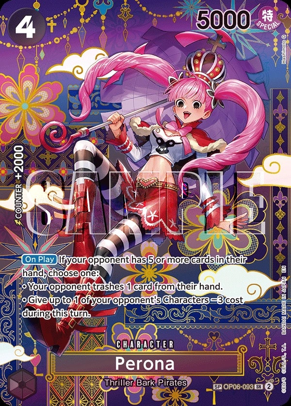 Perona (093) (SP) One Piece card