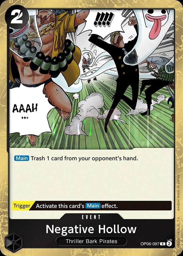 Negative Hollow (OP06-097) — Rare One Piece card