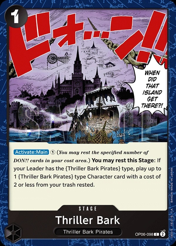 Thriller Bark (OP06-098) — Common One Piece card