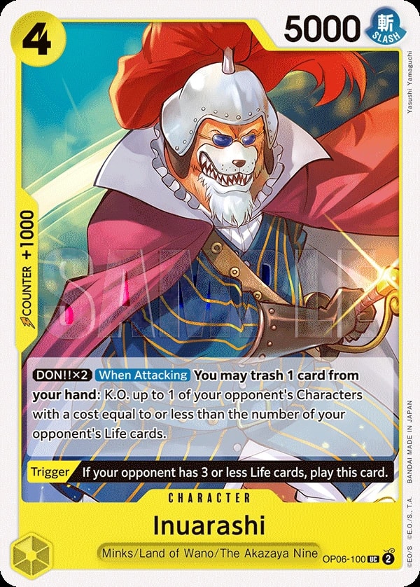 Inuarashi (OP06-100) — Uncommon One Piece card