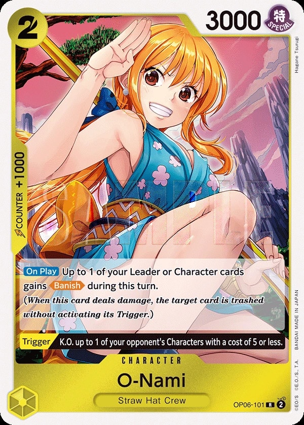 O-Nami (OP06-101) — Rare One Piece card