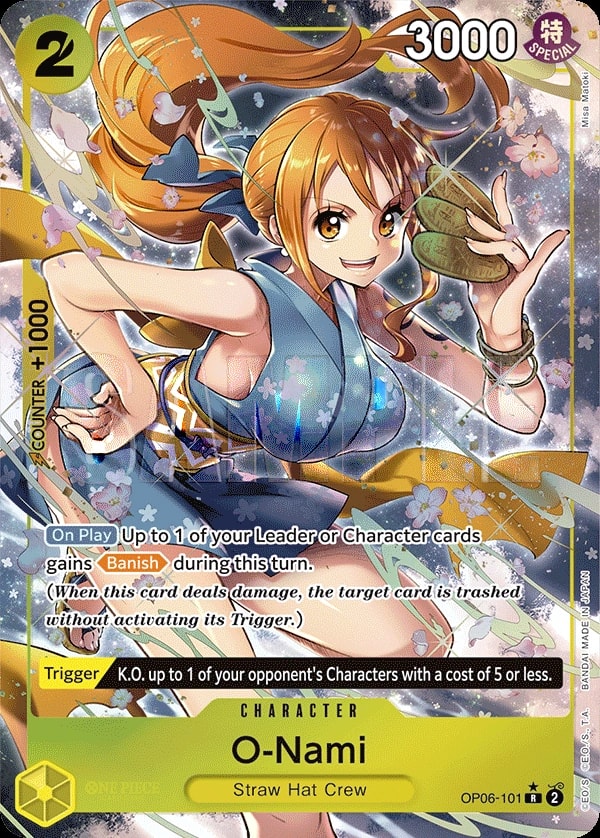 O-Nami (101) (Alternate Art) One Piece card