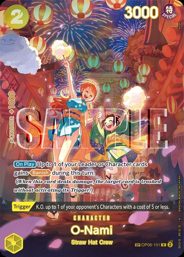 O-Nami (101) (SP) One Piece card