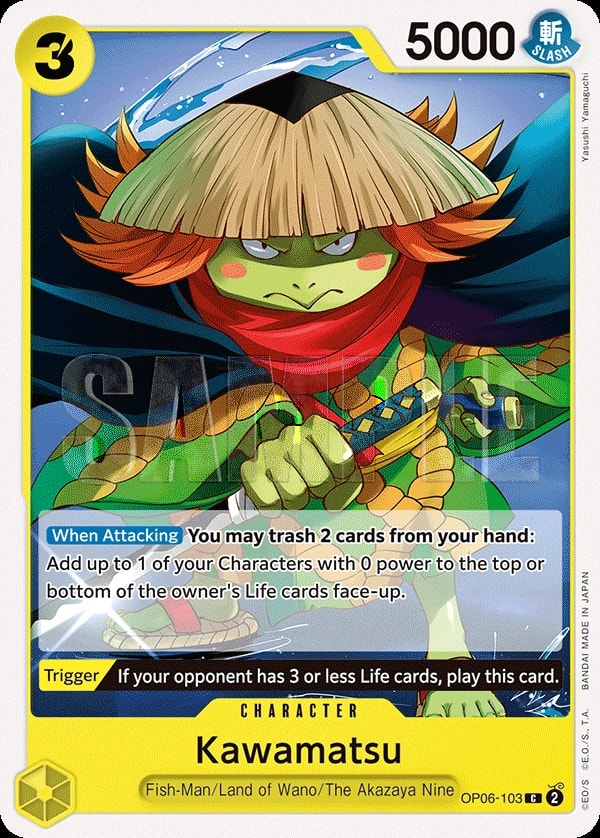 Kawamatsu (OP06-103) — Common One Piece card