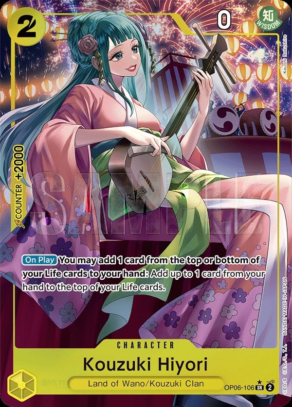 Kouzuki Hiyori (106) (Alternate Art) One Piece card