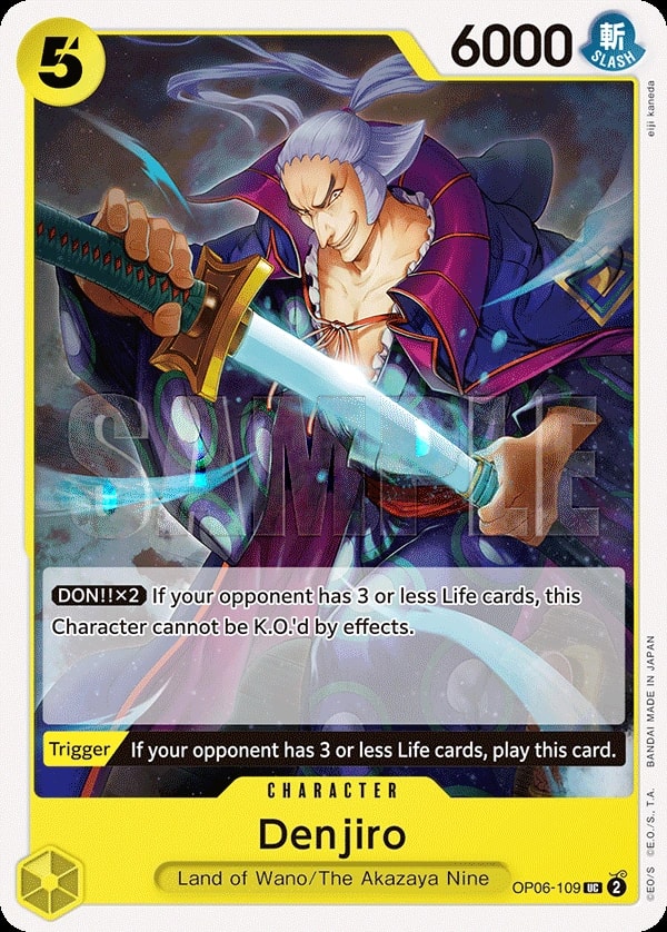 Denjiro (OP06-109) — Uncommon One Piece card