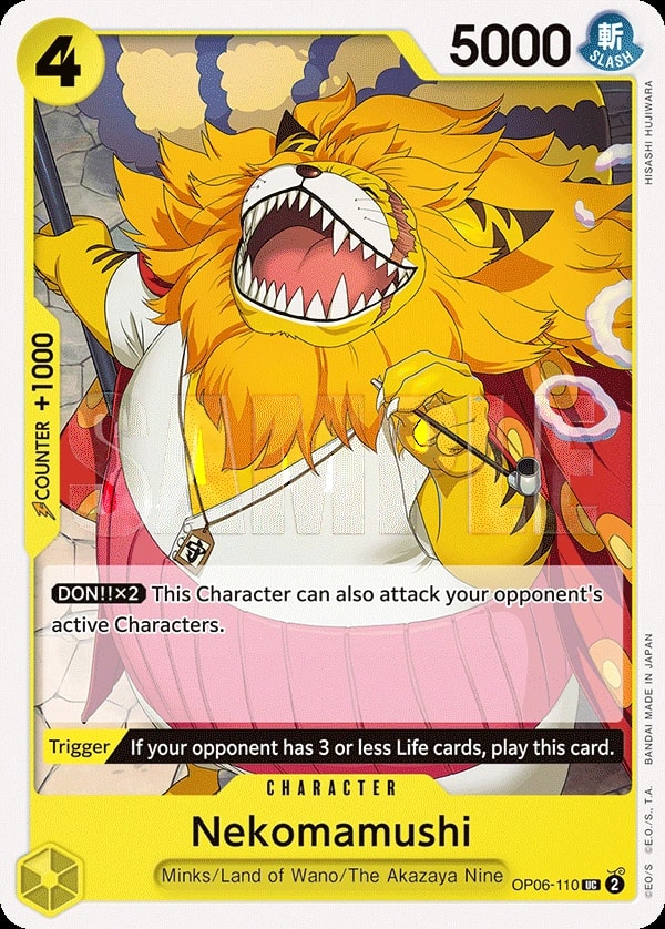 Nekomamushi (OP06-110) — Uncommon One Piece card