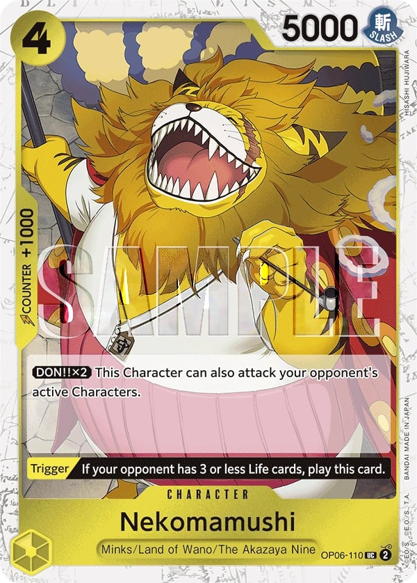 Nekomamushi (110) (Jolly Roger Foil) One Piece card