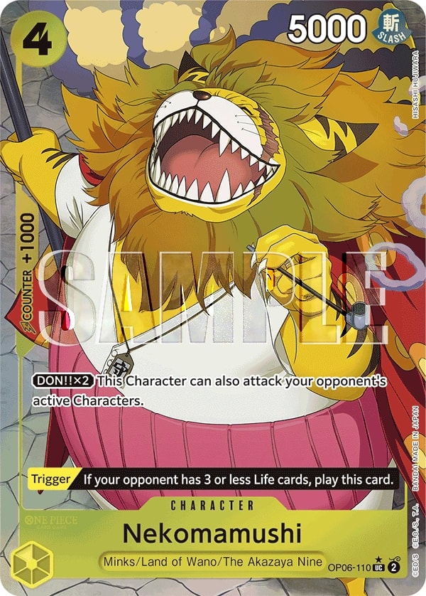Nekomamushi (110) (Full Art) One Piece card