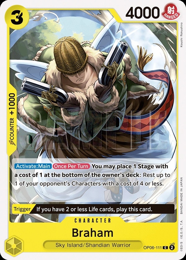 Braham (OP06-111) — Common One Piece card