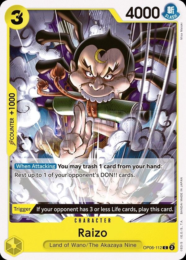 Raizo (OP06-112) — Common One Piece card