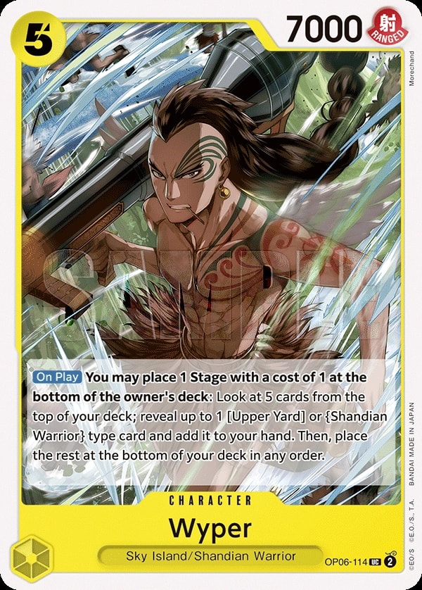 Wyper (OP06-114) — Uncommon One Piece card