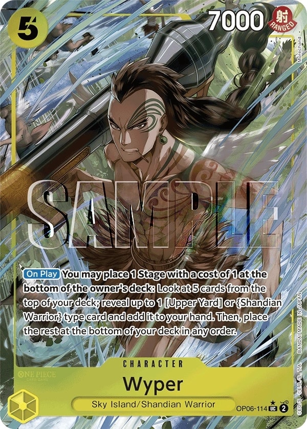 Wyper (114) (Full Art) One Piece card