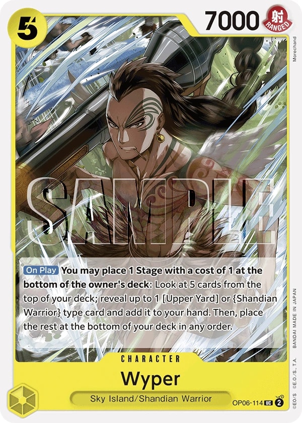 Wyper (114) One Piece card