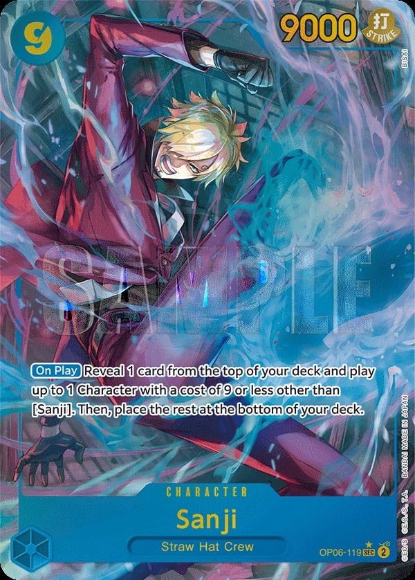Sanji (119) (Alternate Art) One Piece card