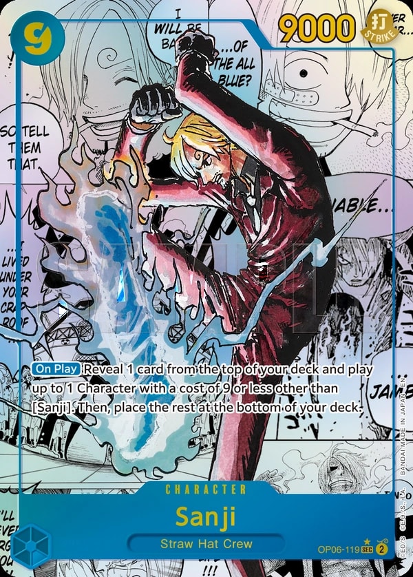 Sanji (119) (Manga) One Piece card