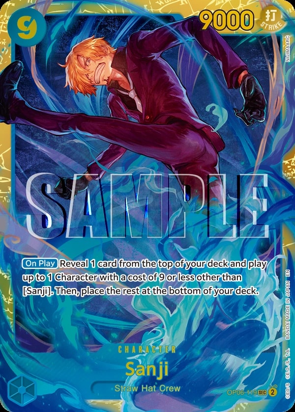Sanji (119) (Reprint) One Piece card