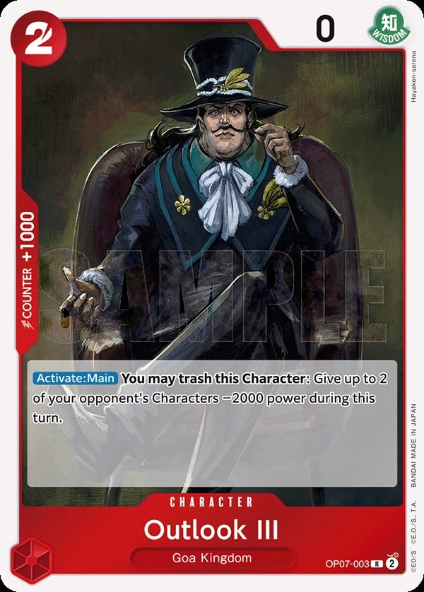 Outlook III (OP07-003) — Rare One Piece card